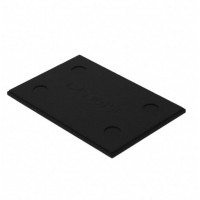 PBC-1564-C, Plastic, ABS Cover, Lid 1.800" L x 1.200" W x 0.055" H (45.72mm x 30.48mm x 1.40mm) Black