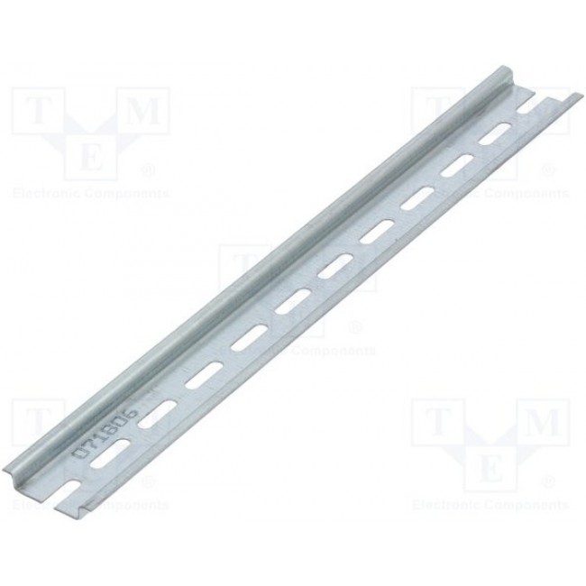 2316000, DIN rail; steel sheet; W: 35mm; L: 287mm; AE,KL,KL-HD; Plating: zinc