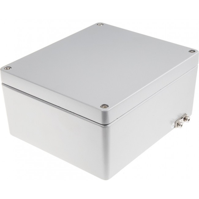 Aluminium Enclosure, IP65, IP66, IP67, IP68, Grey Lid, 113 x 230 x 200mm