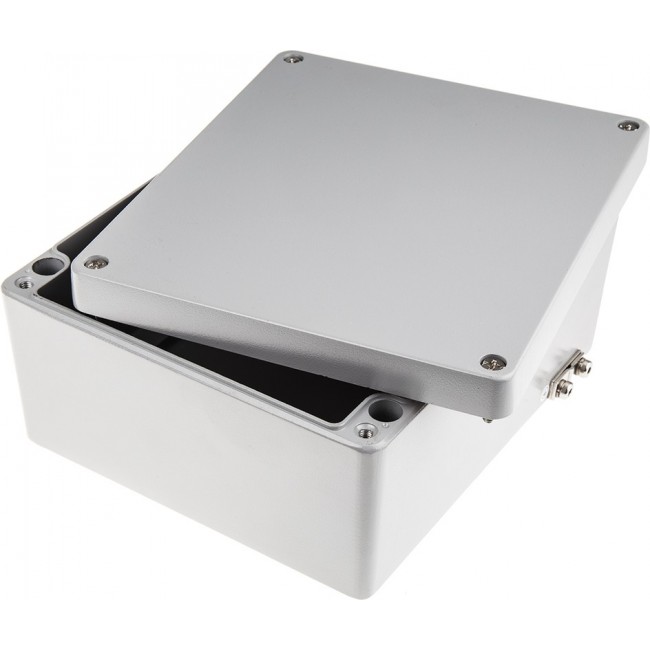 Aluminium Enclosure, IP65, IP66, IP67, IP68, Grey Lid, 113 x 230 x 200mm