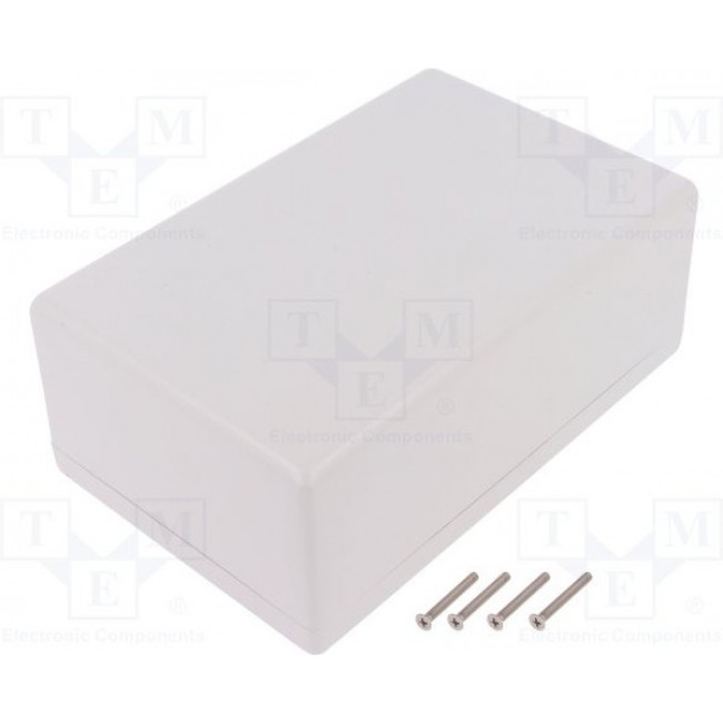 1594EWGY, 1594 Series ABS General Purpose Enclosure, IP65, 168 x 53 x 107mm