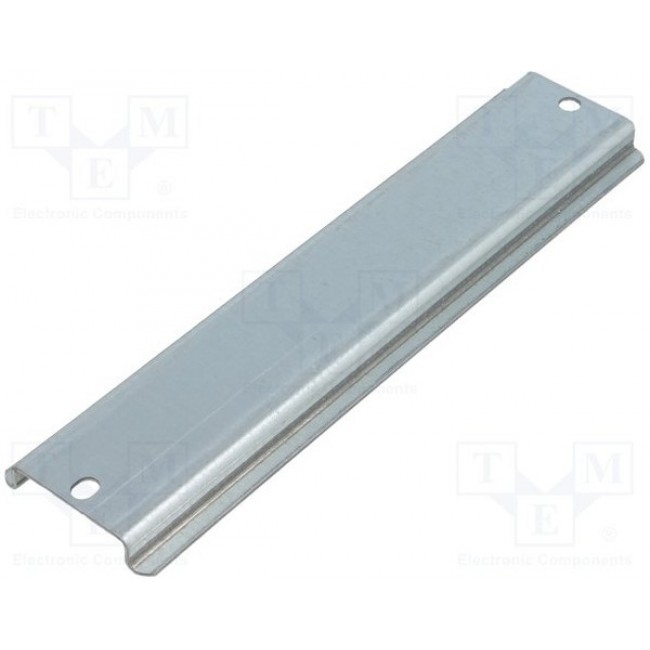 NS-35-144/2, DIN rail; steel; W: 35mm; H: 7.5mm; L: 144mm; for enclosures