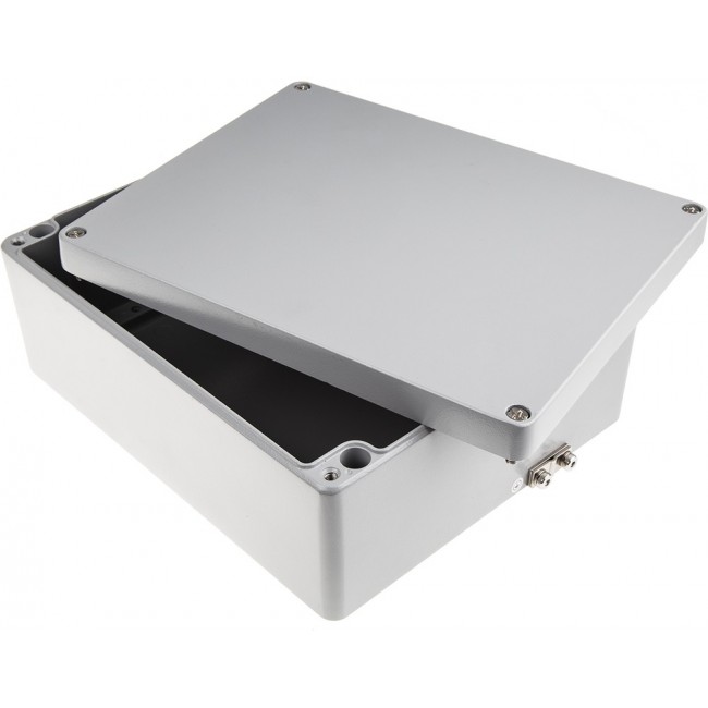 Aluminium Enclosure, IP65, IP66, IP67, IP68, Grey Lid, 110 x 280 x 230mm