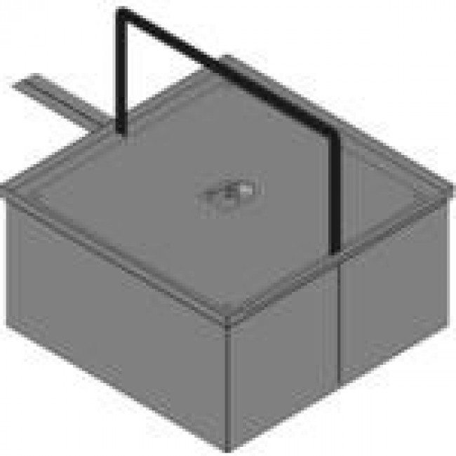 1414PHL6, Electrical Enclosures NEMA 12 Mild Steel Continuous Hinge Door w/ Clamps 12 x 12 x 6"