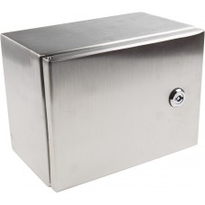 304 Stainless Steel Wall Box, IP66, 240 mm x 180 mm x 150mm