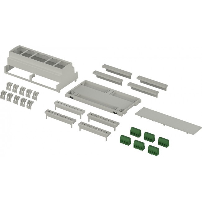 65610175.S1 CNC 175.0, CombiNorm-Control Series Light Grey Flame Retardant ABS Enclosure, IP20, 177.8 x 89.8 x 65.2mm