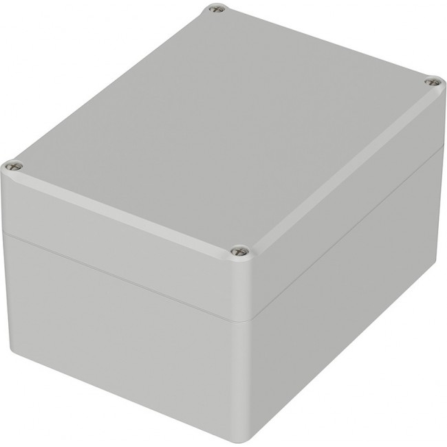 62238000 EM 238, Euromas II Series Light Grey Polycarbonate Enclosure, IP65, Light Grey Lid, 160 x 120 x 92mm