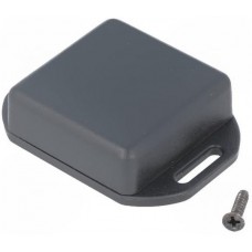 1551QFLBK, Enclosures, Boxes, & Cases Miniature/FlangedLid 1.58x1.58x.59" Black
