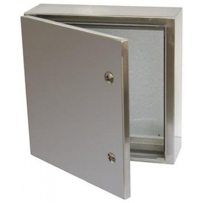 7491844, Wall Box 250x500x400mm Stainless Steel Silver IP66