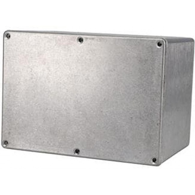 CN-5710, Natural Die Cast Aluminum Enclosure - External 6.78 x 4.77 x 4.21 Inches - Internal 6.41 x 4.41 x 4.08 Inches