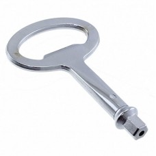 36868, KEY 8 MM HEX ZAMAK CHROME FINISH