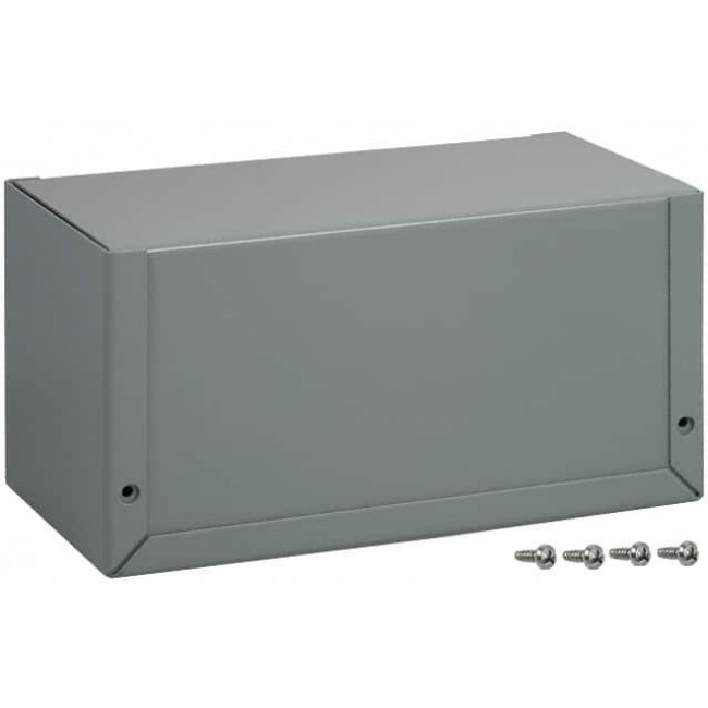 1411M, Enclosures, Boxes, & Cases Utility Enclosure - 6.0 x 3.0 x 3.0" - Aluminum Gray