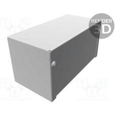 1411M, Enclosures, Boxes, & Cases Utility Enclosure - 6.0 x 3.0 x 3.0" - Aluminum Gray