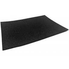 ESD-FOAM-BLACK- 18X12X0.25, Foam 12.00" W x 24.00" L (304.80mm x 609.60mm) X 0.250" (6.35mm) Polyethylene Black