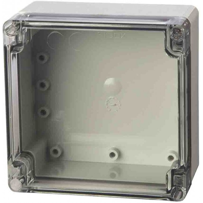 AB 121207 ENCLOSURE, Grey ABS Enclosure, IP66, IP67, IK07, Grey Lid, 122 x 120 x 75mm