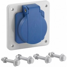 73383401, Spelsberg AK3 Series Socket for Use with Small Distribution Boards, 75 x 75 x 29mm