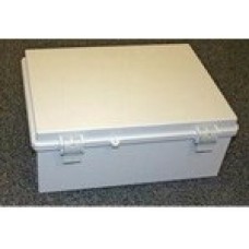 NBF-32326, Light Gray Acrylonitrile Butadiene Styrene Wall Mount NEMA Box - External 15.75 x 11.81 x 6.3 Inches - Internal 1 ...