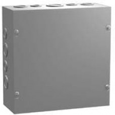 CSKO644, Electrical Enclosures N1 Screw Cover w/KO's - 6 x 4 x 4 - Steel/Gray