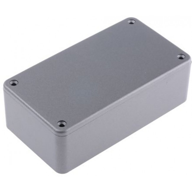 Grey ABS General Purpose Enclosure, IP54, Grey Lid, 120 x 65 x 40mm