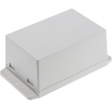 White ABS Enclosure, Flanged, White Lid, 105 x 70 x 50mm