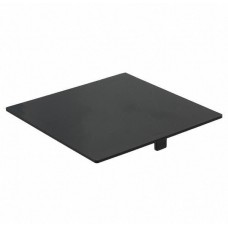 PBC-1576-C, Plastic, ABS Cover, Lid 3.000" L x 3.000" W x 0.075" H (76.20mm x 76.20mm x 1.91mm) Black