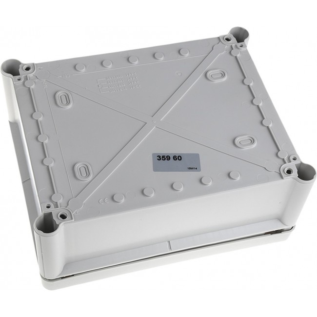 0 359 60, Atlantic Series Polycarbonate Wall Box, IP55, 240 mm x 190 mm x 94mm