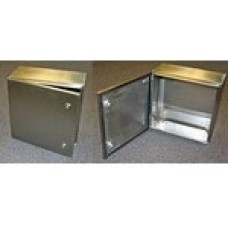 SNB-3731-SS, Electrical Enclosures Stainless Steel Box with Keyed Quarter Turn Latch (11.8 X 9.8 X 5.9 In)