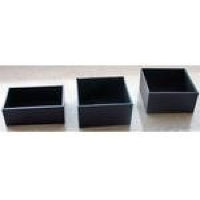 PB-1558-BU, Black Thermoplastic Wall Mount Potting Box