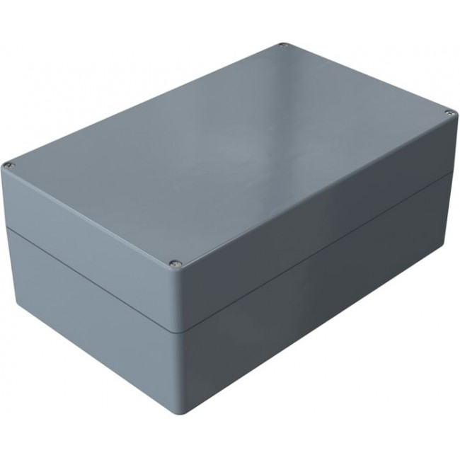 02254016, Polyester Standard Series Grey Glass Fibre Reinforced Polyester Enclosure, IP66, IK08, Grey Lid, 400 x 250 x 161mm