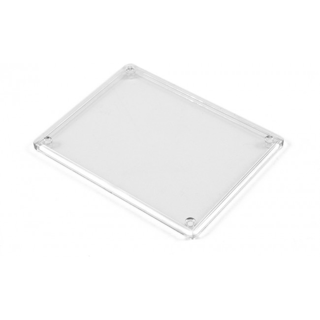 1591GC, Plastic Cover, Lid 4.744" L x 3.685" W x 0.157" H (120.50mm x 93.60mm x 3.99mm) Clear