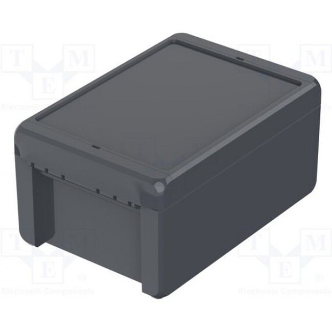 B 181309 ABS 7024, Enclosure: multipurpose; X: 125mm; Y: 191mm; Z: 90mm; BOCUBE; ABS