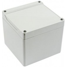 1555LA2GY, Watertight Enclosure 1555 105x105x90mm Light Grey Polycarbonate IP68