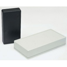1599KBKBAT, 1599 Series Black Flame Retardant ABS Enclosure, IP54, Black Lid, 220 x 140 x 40mm