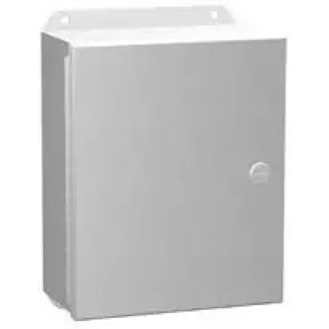 EJ10106AL, Electrical Enclosures N4X Eclipse Junior encl w/ panel - 10 x 10 x 6 - Alum