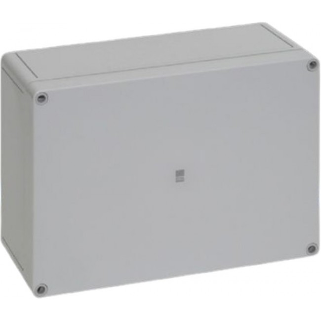 9520000, PK Series Grey Polycarbonate Enclosure, IP66, IK08, Flanged, Grey Lid, 254 x 180 x 90mm