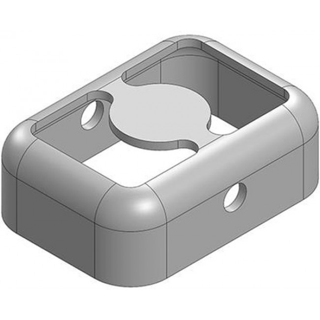 MS087-10F, 8.7 x 6.3 x 3mm Two-piece Drawn-Seamless RF Shield/EMI Shield FRAME (CRS)