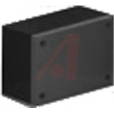 CP/4.23-AL, CP Series Black ABS Enclosure, Grey Lid, 215 x 130 x 82.9mm