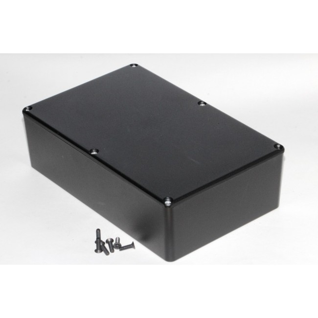 1590WDBK, 1590 Series Die Cast Aluminium Alloy Enclosure, IP65, 188 x 119 x 56mm