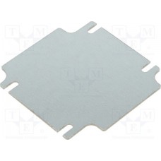 ZMB90.90, Mounting plate; steel; W: 80.7mm; L: 80.7mm; Thk: 1.5mm; Series: ZP