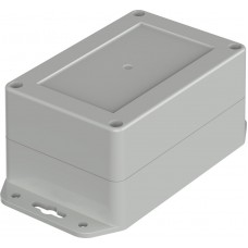 07812086 XT 120806 WL 7035, Euromas X Series Light Grey ABS Enclosure, IP66, IP68, IK07, Flanged, Light Grey Lid, 120 x 80 x 60.2mm