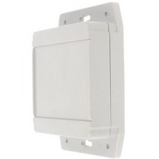 1555LF17GY, 1555F Series Grey ABS Enclosure, IP66, IP68, Flanged, Grey Lid, 105 x 105 x 37mm