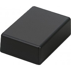 TD5-8-3B, TD Series Black Die Cast Aluminium Enclosure, Black Lid, 80 x 55 x 30mm