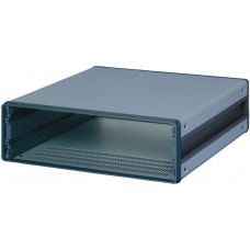 19 inch desktop enclosure, 3 U/63 HP, (W x H x D) 364 x 147.1 x 391 mm, aluminum, gray, 14575-147