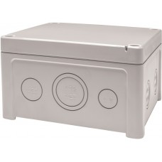 TAM 131308, TAM Series Grey ABS Enclosure, IP65, IK07, Grey Lid, 130 x 130 x 75mm