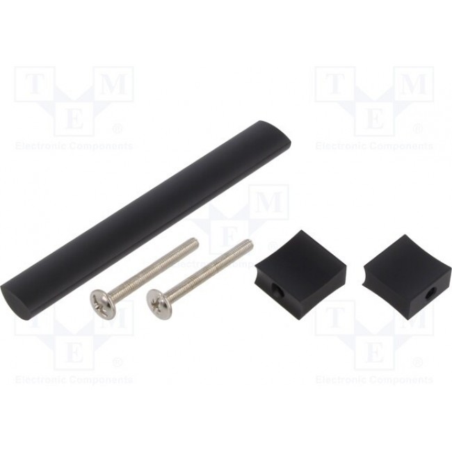 UA-B0-311096-20M, Handle; aluminium; matt black; H: 30.5mm; L: 116mm; W: 15.5mm