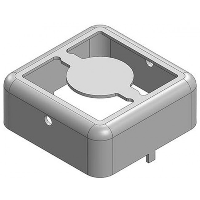 MS130-10F, EMI Gaskets, Sheets, Absorbers & Shielding 13 x 13 x 5mm Two-piece Drawn-Seamless RF Shield/EMI Shield FRAME (CRS)