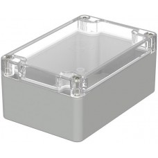 02215100, Enclosures for Industrial Automation ENCLOSURE, EUROMAS PC, 120 X 80 X 55MM, CLEAR LI, POLYCARBONATE, RAL 7035 BASE, M 215 G [3308