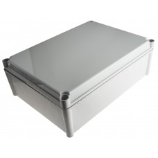 FEX 3828 13 G + EKPVT, FEX Series Grey Polycarbonate Enclosure, IP54, Grey Lid, 378 x 278 x 130mm