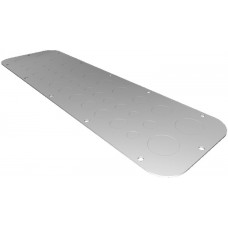 2574100, SZ Series RAL 7035 Sheet Steel Gland Plate, 149mm H, 534mm W for Use with AX