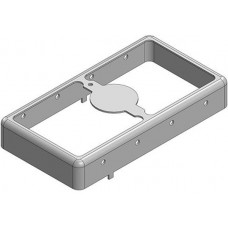 MS355-10F, EMI Gaskets, Sheets, Absorbers & Shielding 35.5 x 19 x 5.5mm Two-piece Drawn-Seamless RF Shield/EMI Shield FRAME (CRS)